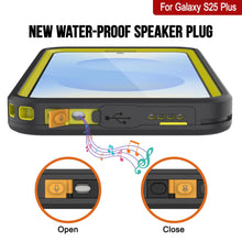 Cargar imagen en el visor de la galería, Galaxy S25 Plus Case impermeable [Serie Kickstud 2.0] Cubierta IP68 protectora con protector de pantalla y Kickstand [amarillo]

