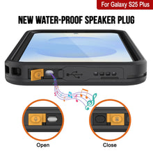 Cargar imagen en el visor de la galería, Galaxy S25 Plus Case impermeable [Serie Kickstud 2.0] Cubierta IP68 protectora con protector de pantalla y Kickstand [negro]
