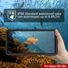 Cargar imagen en el visor de la galería, Galaxy S25 Ultra Waterproof Case [Serie Kickstud 2.0] Cubierta IP68 protectora con protector de pantalla y Kickstand [negro]
