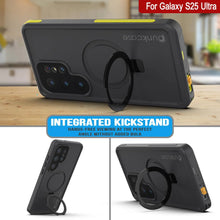 Cargar imagen en el visor de la galería, Galaxy S25 Ultra Waterproof Case [Serie Kickstud 2.0] Cubierta IP68 protectora con protector de pantalla y Kickstand [amarillo]
