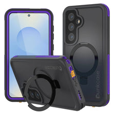 Load image into Gallery viewer, Case impermeable Galaxy S25 [Serie Kickstud 2.0] Cubierta IP68 protectora con protector de pantalla y Kickstand [Purple]
