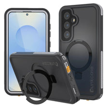 Load image into Gallery viewer, Case impermeable Galaxy S25 [Serie Kickstud 2.0] Cubierta IP68 protectora con protector de pantalla y Kickstand [blanco]
