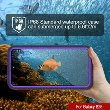Load image into Gallery viewer, Case impermeable Galaxy S25 [Serie Kickstud 2.0] Cubierta IP68 protectora con protector de pantalla y Kickstand [Purple]
