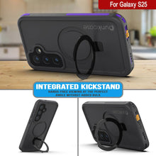 Load image into Gallery viewer, Case impermeable Galaxy S25 [Serie Kickstud 2.0] Cubierta IP68 protectora con protector de pantalla y Kickstand [Purple]
