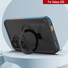 Load image into Gallery viewer, Case impermeable Galaxy S25 [Serie Kickstud 2.0] Cubierta IP68 protectora con protector de pantalla y Kickstand [azul]
