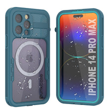 Cargar imagen en el visor de la galería, Funda impermeable para iPhone 14 Pro Max [Serie Alpine 2.0] [Ajuste fino] [Certificado IP68] [A prueba de golpes] [Azul].
