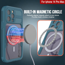Cargar imagen en el visor de la galería, Funda impermeable para iPhone 14 Pro Max [Serie Alpine 2.0] [Ajuste fino] [Certificado IP68] [A prueba de golpes] [Azul].

