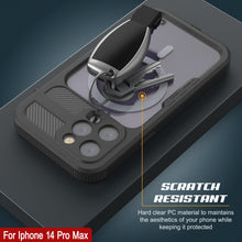 Cargar imagen en el visor de la galería, Funda resistente al agua para iPhone 14 Pro Max [Serie Alpine 2.0] [Ajuste Slim] [Certificación IP68] [Resistente a los golpes] [Negra]
