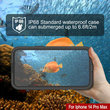 Cargar imagen en el visor de la galería, Funda resistente al agua para iPhone 14 Pro Max [Serie Alpine 2.0] [Ajuste Slim] [Certificación IP68] [Resistente a los golpes] [Negra]
