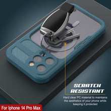 Cargar imagen en el visor de la galería, Funda impermeable para iPhone 14 Pro Max [Serie Alpine 2.0] [Ajuste fino] [Certificado IP68] [A prueba de golpes] [Azul].
