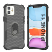 Load image into Gallery viewer, PunkCase para iPhone 11 Funda [Serie Magnetix 2.0] Cubierta Transparente de TPU Protectora con Soporte [Negro]
