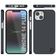 Cargar imagen en el visor de la galería, Funda de fibra de carbono Punkcase para iPhone 14 Plus [Serie AramidShield] Ultra delgada y ligera de Kevlar.

