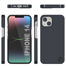 Cargar imagen en el visor de la galería, Funda Punkcase para iPhone 14 de Fibra de Carbono [Serie Aramid MagShield] Ultra Delgada y Ligera.
