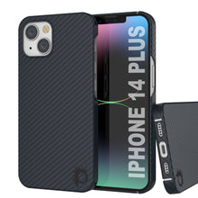 Load image into Gallery viewer, Funda de fibra de carbono Punkcase para iPhone 14 Plus [Serie Aramid MagShield] Ultra delgada.
