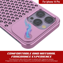 Load image into Gallery viewer, PunkCase para iPhone 14 Pro Funda de aleación de aluminio [Serie Fortifier Extreme] Cubierta ultra duradera [Rosa]
