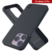 Cargar imagen en el visor de la galería, Funda de fibra de carbono Punkcase para iPhone 14 Pro [Serie AramidShield] ultra delgada y ligera de Kevlar.
