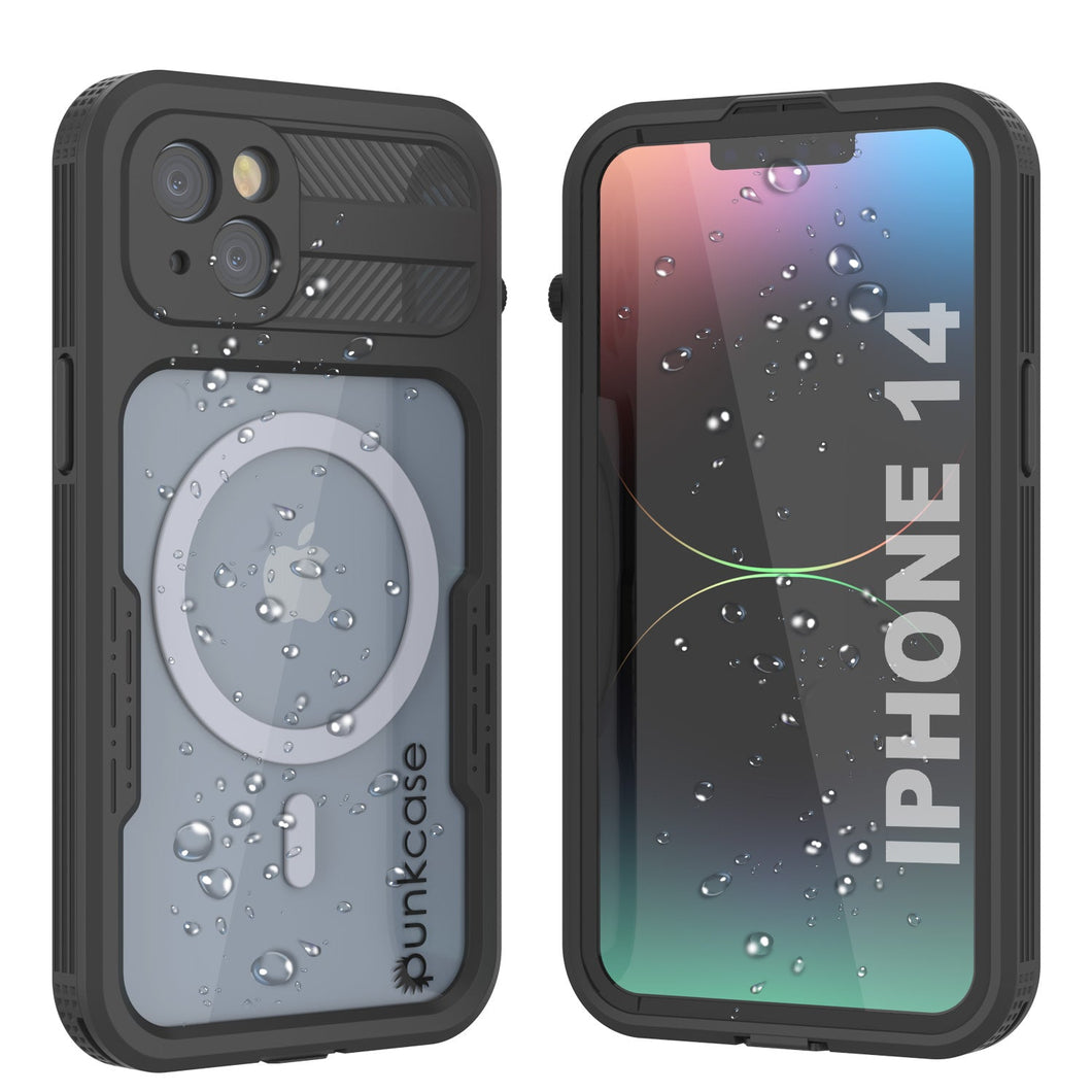 Funda impermeable para iPhone 14 [Serie Alpine 2.0] [Ajuste delgado] [Certificación IP68] [Resistente a los golpes] [Negro]