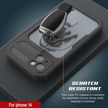 Cargar imagen en el visor de la galería, Funda impermeable para iPhone 14 [Serie Alpine 2.0] [Ajuste delgado] [Certificación IP68] [Resistente a los golpes] [Negro]
