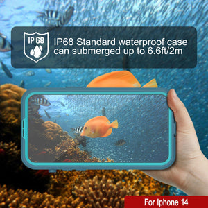 Funda impermeable para iPhone 14 [Serie Alpine 2.0] [Ajuste delgado] [Certificación IP68] [A prueba de golpes] [Azul]