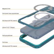 Cargar imagen en el visor de la galería, Funda impermeable para iPhone 14 [Serie Alpine 2.0] [Ajuste delgado] [Certificación IP68] [A prueba de golpes] [Azul]
