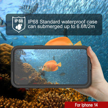 Cargar imagen en el visor de la galería, Funda impermeable para iPhone 14 [Serie Alpine 2.0] [Ajuste delgado] [Certificación IP68] [Resistente a los golpes] [Negro]
