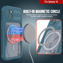 Cargar imagen en el visor de la galería, Funda impermeable para iPhone 14 [Serie Alpine 2.0] [Ajuste delgado] [Certificación IP68] [A prueba de golpes] [Azul]
