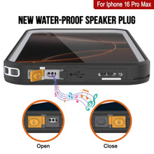 Load image into Gallery viewer, Funda impermeable para iPhone 16 Pro Max [Serie Kickstud 2.0] Cubierta protectora IP68 con protector de pantalla y soporte [Blanco]
