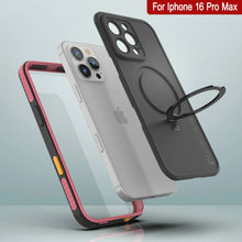 Cargar imagen en el visor de la galería, Funda impermeable para iPhone 16 Pro Max [Serie Kickstud 2.0] Cubierta protectora IP68 con protector de pantalla y soporte [rosa]

