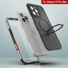 Load image into Gallery viewer, Funda impermeable para iPhone 16 Pro Max [Serie Kickstud 2.0] Cubierta protectora IP68 con protector de pantalla y soporte [Blanco]
