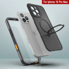 Load image into Gallery viewer, Funda impermeable para iPhone 16 Pro Max [Serie Kickstud 2.0] Cubierta protectora IP68 con protector de pantalla y soporte [gris]
