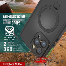 Load image into Gallery viewer, Funda impermeable para iPhone 16 Pro [Serie Kickstud 2.0] Cubierta protectora IP68 con protector de pantalla y soporte [Verde]
