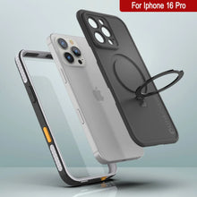 Load image into Gallery viewer, Funda impermeable para iPhone 16 Pro [Serie Kickstud 2.0] Cubierta protectora IP68 con protector de pantalla y soporte [Blanco]
