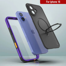 Load image into Gallery viewer, Funda impermeable para iPhone 16 [Serie Kickstud 2.0] Cubierta protectora IP68 con protector de pantalla y soporte [púrpura]

