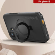 Load image into Gallery viewer, Funda impermeable para iPhone 16 [Serie Kickstud 2.0] Cubierta protectora IP68 con protector de pantalla y soporte [gris]

