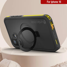 Load image into Gallery viewer, Funda impermeable para iPhone 16 [Serie Kickstud 2.0] Cubierta protectora IP68 con protector de pantalla y soporte (amarillo)

