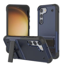 Cargar imagen en el visor de la galería, Punkcase Funda Galaxy S23+ Plus [Serie Reliance] Protectora Híbrida de Grado Militar con Soporte Incorporado [Azul Marino-Negro]

