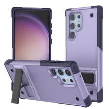 Cargar imagen en el visor de la galería, Funda Punkcase Galaxy S23 Ultra [Serie Reliance] Protectora Híbrida de Grado Militar con Soporte Incorporado [Morado-Marino]
