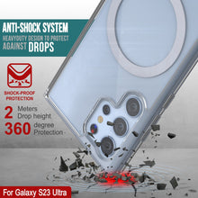 Cargar imagen en el visor de la galería, Funda de carga inalámbrica magnética Punkcase Galaxy S23 Ultra [Serie ClearMag].
