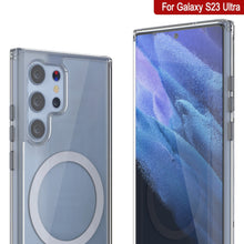 Cargar imagen en el visor de la galería, Funda de carga inalámbrica magnética Punkcase Galaxy S23 Ultra [Serie ClearMag].
