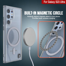 Cargar imagen en el visor de la galería, Funda de carga inalámbrica magnética Punkcase Galaxy S23 Ultra [Serie ClearMag].
