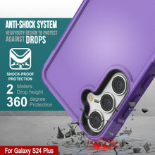 Cargar imagen en el visor de la galería, Funda PunkCase Galaxy S24+ Plus, Serie Spartan 2.0, Cubierta Resistente Resistente [Morado]

