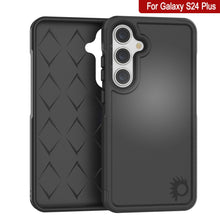 Cargar imagen en el visor de la galería, PunkCase Galaxy S24+ Plus Funda, [Serie Spartan 2.0] Funda Resistente Transparente de Alta Resistencia [Negra]
