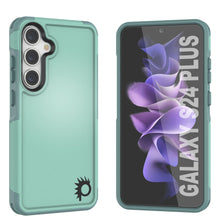 Cargar imagen en el visor de la galería, Funda PunkCase Galaxy S24+ Plus, [Serie Spartan 2.0] Cubierta resistente clara y robusta [Turquesa]
