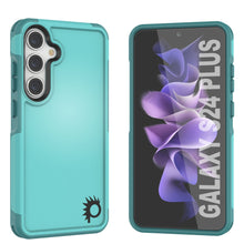 Cargar imagen en el visor de la galería, Funda PunkCase Galaxy S24+ Plus, [Serie Spartan 2.0] Cubierta resistente y robusta transparente [Azul Claro]

