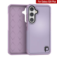 Cargar imagen en el visor de la galería, Funda PunkCase Galaxy S24+ Plus, [Serie Spartan 2.0] Funda Transparente Resistente y Robusta [Lila]
