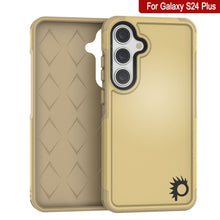 Cargar imagen en el visor de la galería, PunkCase Funda para Galaxy S24+ Plus, [Serie Spartan 2.0] Funda Transparente Resistente y Resistente [Amarillo]
