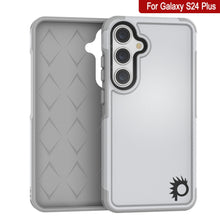 Cargar imagen en el visor de la galería, Funda PunkCase Galaxy S24+ Plus, serie Spartan 2.0, cubierta resistente y robusta transparente [blanca].
