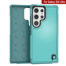 Load image into Gallery viewer, Funda PunkCase Galaxy S24 Ultra, [Spartan 2.0 Series], cubierta transparente resistente y resistente [azul claro]
