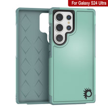 Load image into Gallery viewer, Funda PunkCase Galaxy S24 Ultra, [Serie Spartan 2.0] Cubierta resistente transparente y resistente [turquesa]
