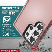 Cargar imagen en el visor de la galería, Funda PunkCase Galaxy S24 Ultra, Serie Spartan 2.0, Cubierta Transparente Resistente y Resistente [Rosa]
